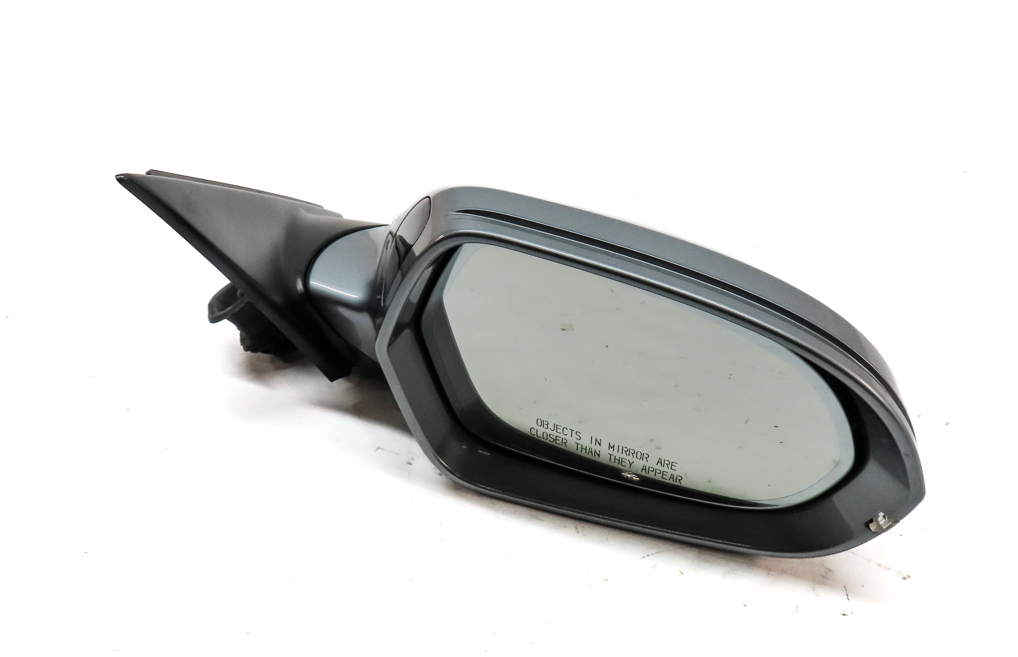 12-13 AUDI A6 (C7) RIGHT P-FOLD HEAT MEMORY BLIND SPOT DOOR MIRROR(Gray) — exact item pictured